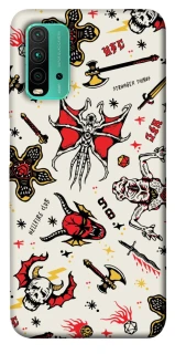 Чехол на Xiaomi Redmi Note 9 4G / Redmi 9 Power Stranger Things ver.2 фото 1 из 1