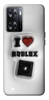 Чехол на OnePlus Nord N20 SE I love Roblox фото 1 из 1