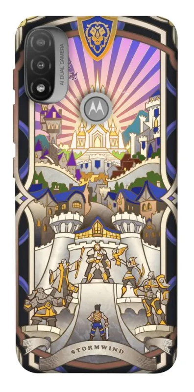 Чехол на Motorola Moto E20 WOW forever stormwind фото 1 из 1