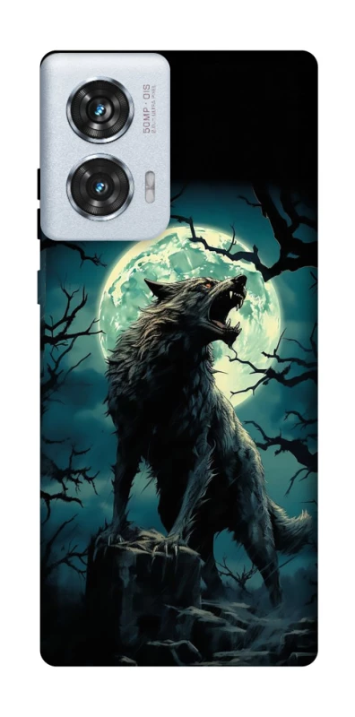 Чохол на Motorola Edge 50 Fusion Вовк під місяцем фото 1 з 1