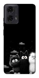 Чехол на Motorola Moto G04 Three Cats фото 1 из 1