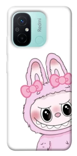 Чехол на Xiaomi Redmi 12C / Poco C55 Labubu White фото 1 из 1