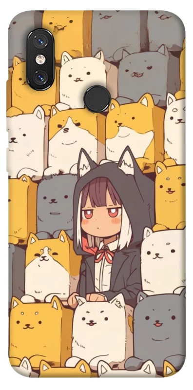 Чехол на Xiaomi Mi 8 Like a cat фото 1 из 1
