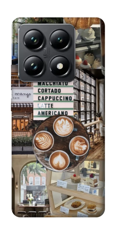 Чохол на Xiaomi 14T Pro Coffee collage ver.5 фото 1 з 1
