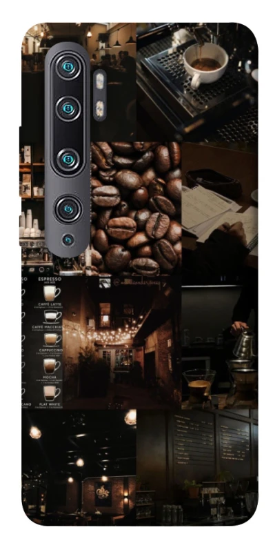 Чохол на Xiaomi Mi Note 10 / Note 10 Pro / Mi CC9 Pro Coffee collage ver.1 фото 1 з 1