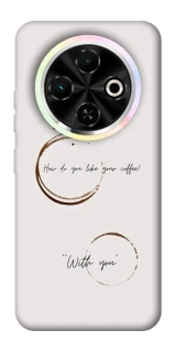 Чохол на TECNO Spark 30C Coffee with you фото 1 з 1