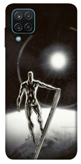 Чехол на Samsung Galaxy M12 Серебряный сёрфер фото 1 из 1