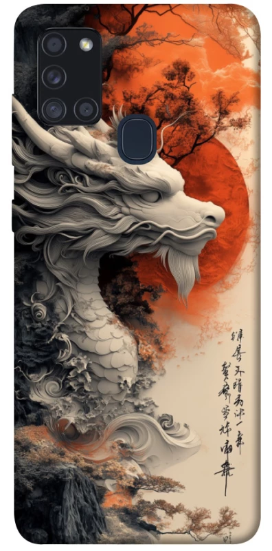 Чохол на Samsung Galaxy A21s white dragon фото 1 з 1
