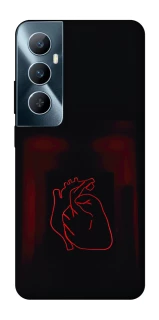 Чехол на Realme C65 4G Красное сердце фото 1 из 1