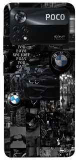 Чохол на Xiaomi Poco X4 Pro 5G BMW collage ver.3 фото 1 з 1