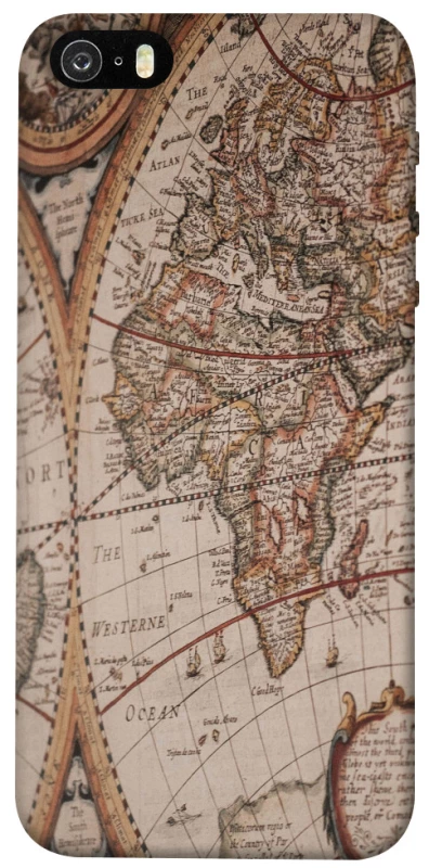 Чехол на Apple iPhone 5/5S/SE Карта путешествий фото 1 из 1
