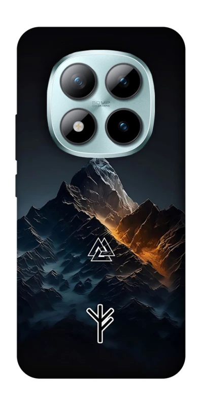 Чехол на Xiaomi Redmi Note 15 Pro+ 5G Руны в горах фото 1 из 1