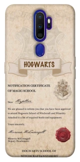 Чехол на Oppo A5 (2020) / Oppo A9 (2020) The Hogwarts acceptance letter фото 1 из 1