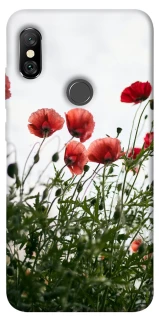 Чохол на Xiaomi Redmi Note 6 Pro Поле маків фото 1 з 1
