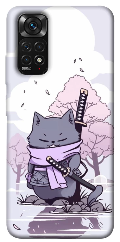 Чохол на Xiaomi Redmi Note 11 (Global) / Note 11S Samurai cat фото 1 з 1