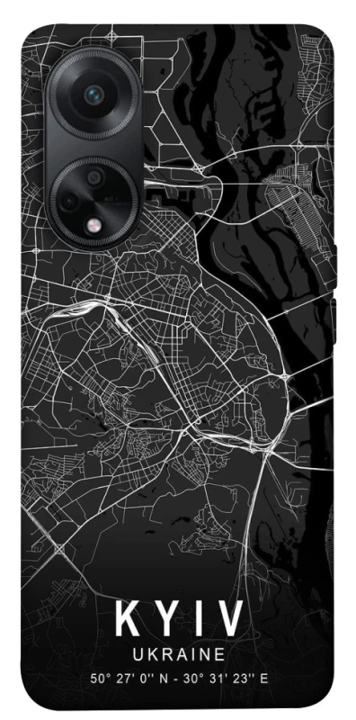 Чехол на Oppo A98 Kyiv map фото 1 из 1