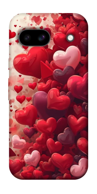 Чохол на Google Pixel 8a Many hearts фото 1 з 1