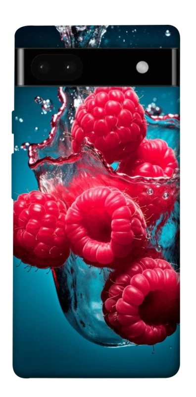 Чохол на Google Pixel 6a Малинка у воді фото 1 з 1