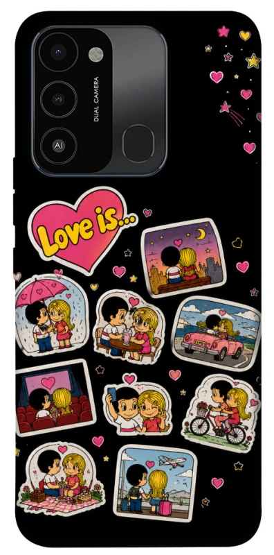 Чехол на TECNO Spark 8C Love is ver.3 фото 1 из 1