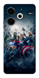 Чехол на TECNO Pova 6 Neo (LI6) Marvel heroes фото 1 из 1