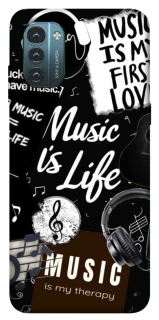 Чехол на Nokia G21 Music is Life фото 1 из 1