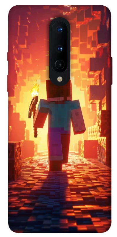 Чохол на OnePlus 8 Minecraft adventure фото 1 з 1