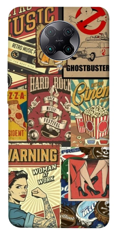 Чохол на Xiaomi Redmi K30 Pro / Poco F2 Pro Retro collage ver.2 фото 1 з 1