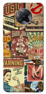 Чохол на Xiaomi Redmi K30 Pro / Poco F2 Pro Retro collage ver.2 фото 1 з 1