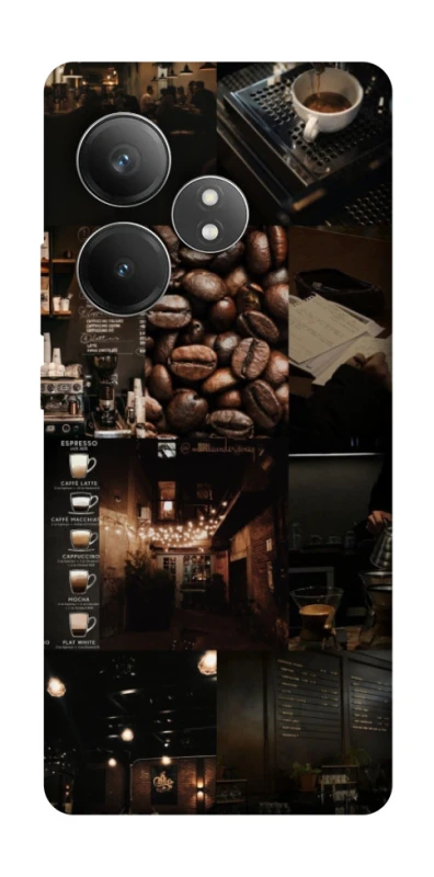 Чохол на Realme GT Neo 6 SE Coffee collage ver.1 фото 1 з 1