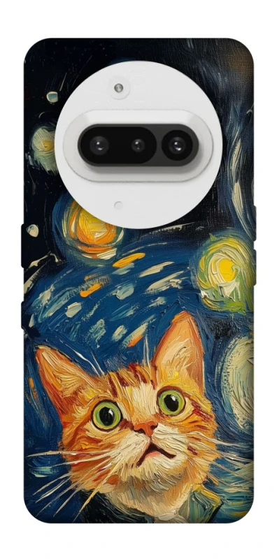 Чехол на Nothing Phone (3a) paint cat фото 1 из 1