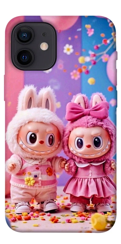 Чехол на Apple iPhone 12 mini (5.4") Labubu twins ver.2 фото 1 из 1