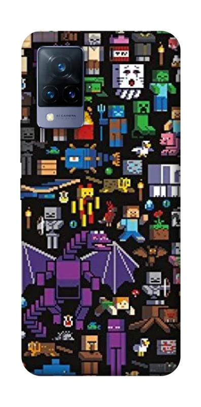 Чохол на Vivo V21 Minecraft v5 фото 1 з 1