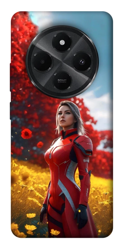 Чохол на Xiaomi Redmi A3 Pro Cyber space girl ver.5 фото 1 з 1