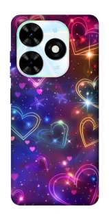 Чохол на TECNO Spark Go 2024 Drawn hearts фото 1 з 1