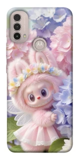 Чехол на Motorola Moto E40 Labubu & Flowers ver.1 фото 1 из 1