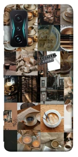 Чохол на Xiaomi Redmi K50 Gaming Coffee collage ver.3 фото 1 з 1