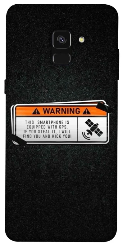 Чохол на Samsung A530 Galaxy A8 (2018) Warning фото 1 з 1