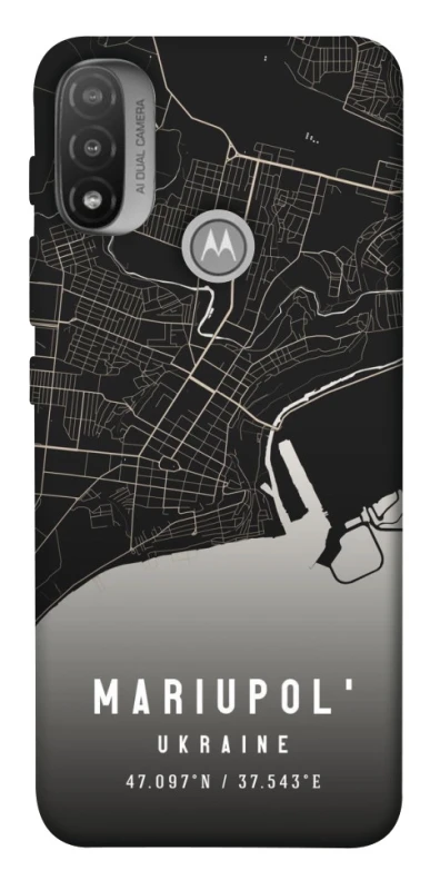 Чохол на Motorola Moto E20 Mariupol map фото 1 з 1