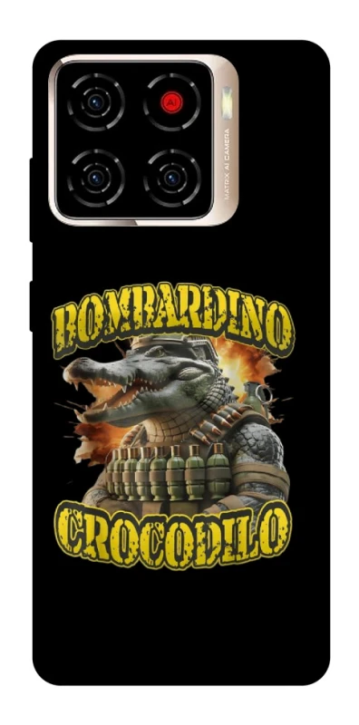 Чохол на ZTE Blade A56 Bombardino Crocodilo фото 1 з 1