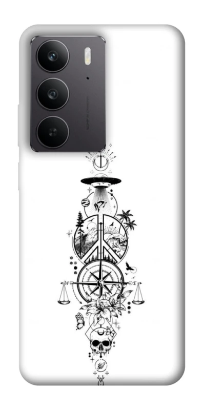Чехол на Realme C75 Tattoo ver.7 фото 1 из 1