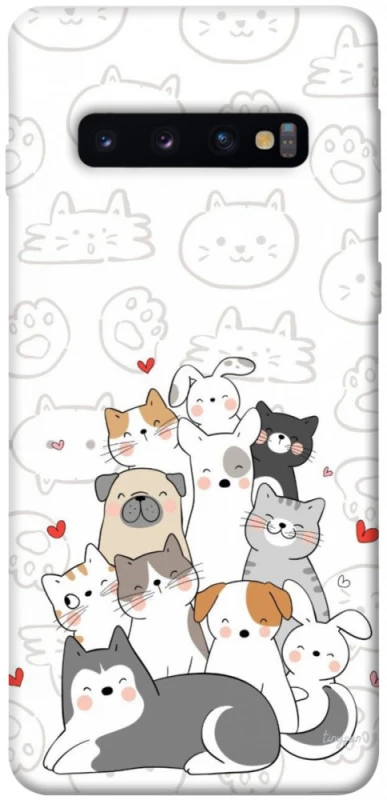 Чохол на Samsung Galaxy S10 Funny Pets фото 1 з 1