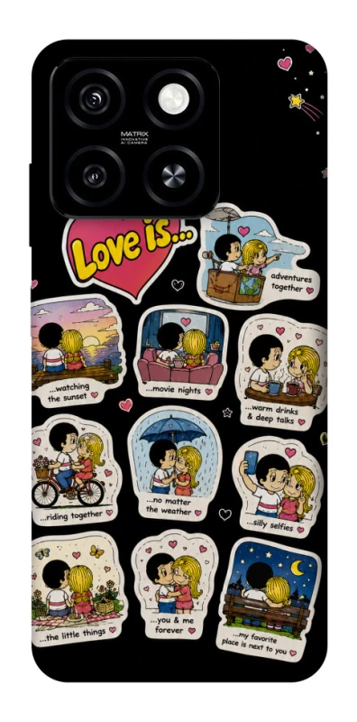 Чехол на ZTE Blade A55 4G Love is ver.4 фото 1 из 1