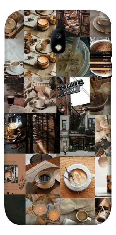 Чохол на Samsung J730 Galaxy J7 (2017) Coffee collage ver.3 фото 1 з 1