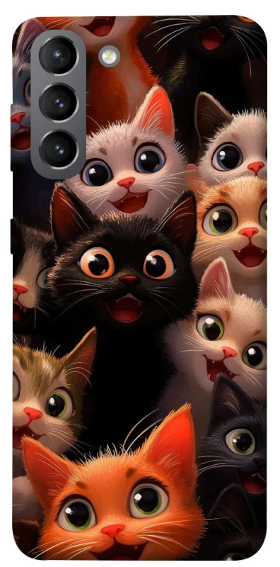 Чохол на Samsung Galaxy S21 happy cats фото 1 з 1