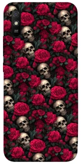 Чохол на Xiaomi Redmi 9A Черепа та рози фото 1 з 1