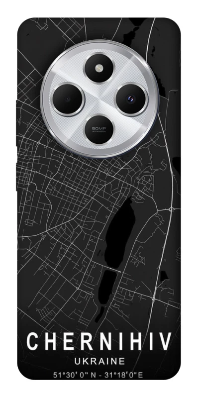 Чехол на Xiaomi Redmi 14C / Poco C75 Chernihiv map фото 1 из 1