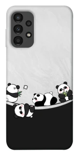 Чехол на Samsung Galaxy A13 4G Four pandas фото 1 из 1