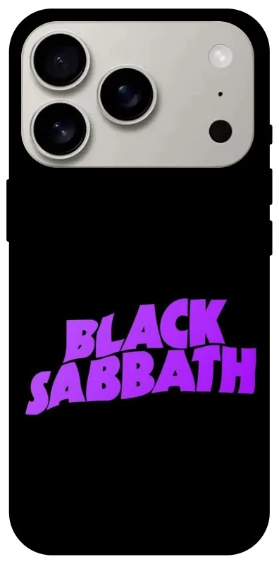 Чехол на Apple iPhone 17 Pro (6.3") Black Sabbath logo ver.1 фото 1 из 1