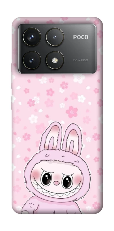Чохол на Xiaomi Poco F6 Pro Pink Labubu фото 1 з 1