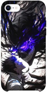 Чехол на Apple iPhone SE (2020) Black soul anime фото 1 из 1